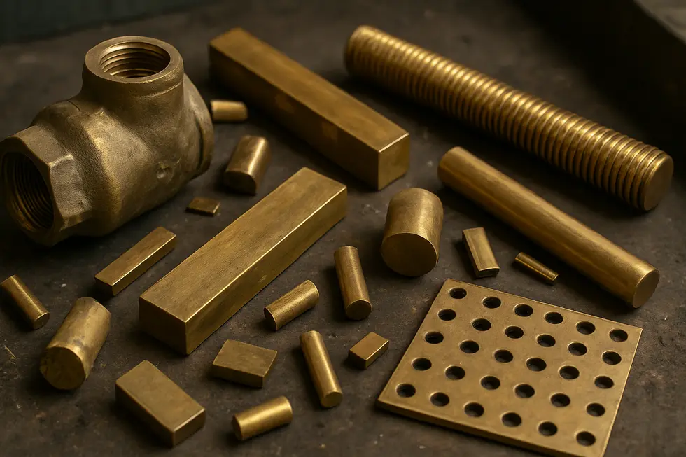 Identifying various brass types in a workshop increases precision and returns.
