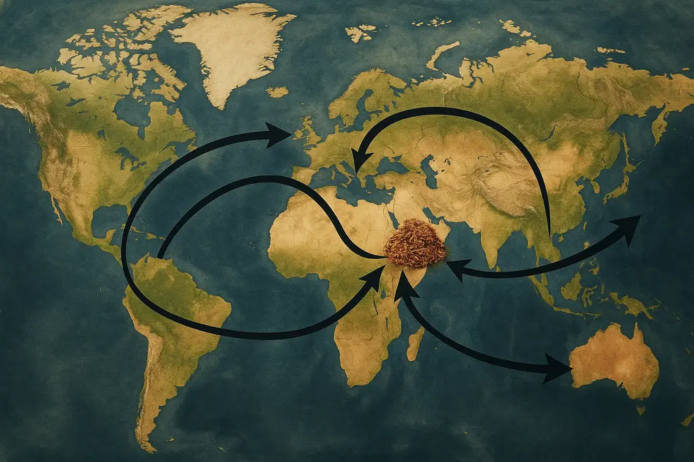 Traders monitor real-time copper prices in Dubai’s vibrant market scene.