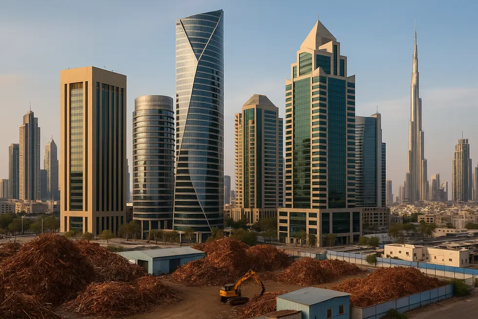 Traders monitor real-time copper prices in Dubai’s vibrant market scene.