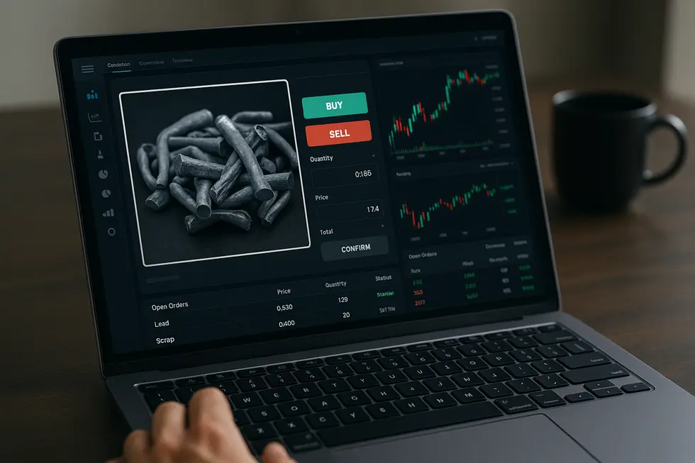 A world map illustrating the global trade routes of lead scrap.