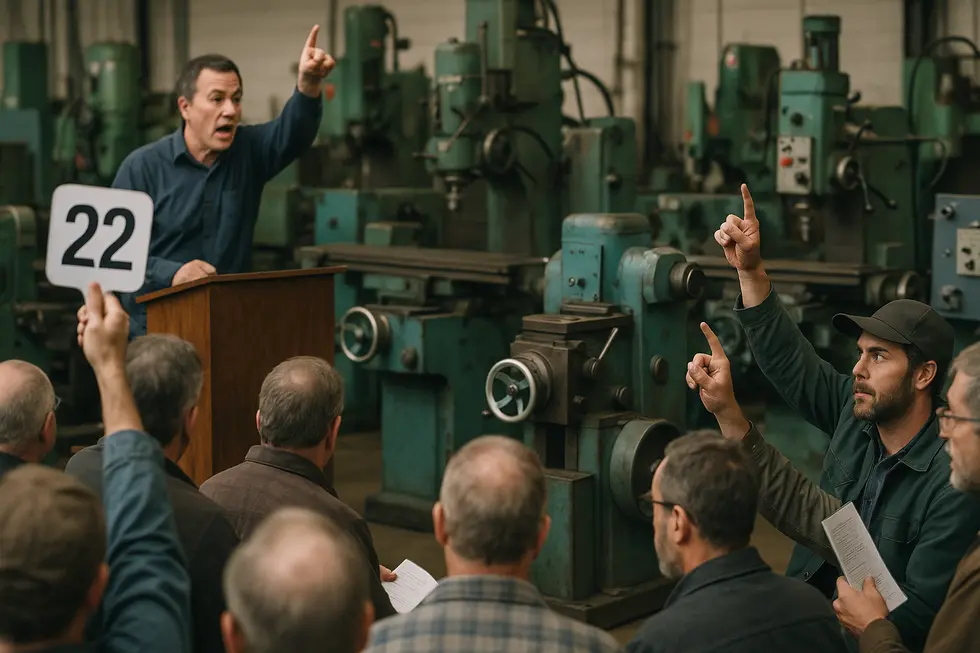 Visualizing the global network that connects buyers and sellers of surplus metal products.