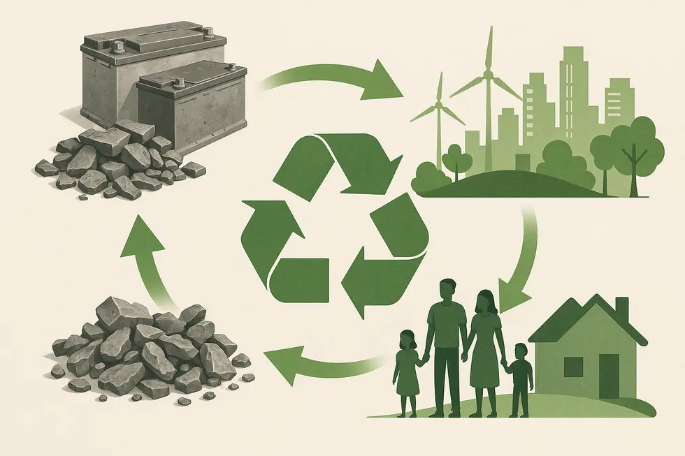 A world map illustrating the global trade routes of lead scrap.