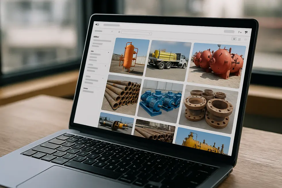 An oil refinery in the UAE, depicting the heartbeat of the oil & gas surplus market.