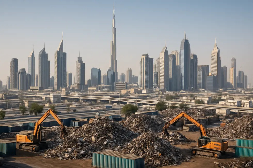 An expansive view of Abu Dhabi Ship Building highlighting its role in maritime operations.