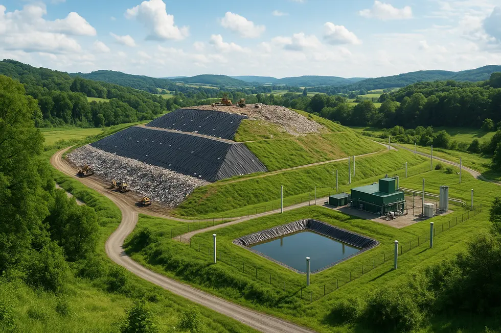 Advanced technologies in waste management services, featuring robotic sorting.